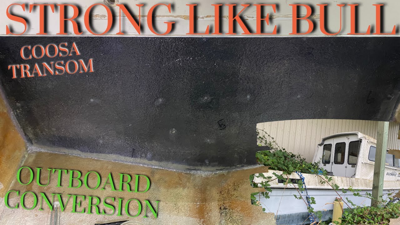 New Coosa Transom Gets Fiberglass for Major Restoration Project