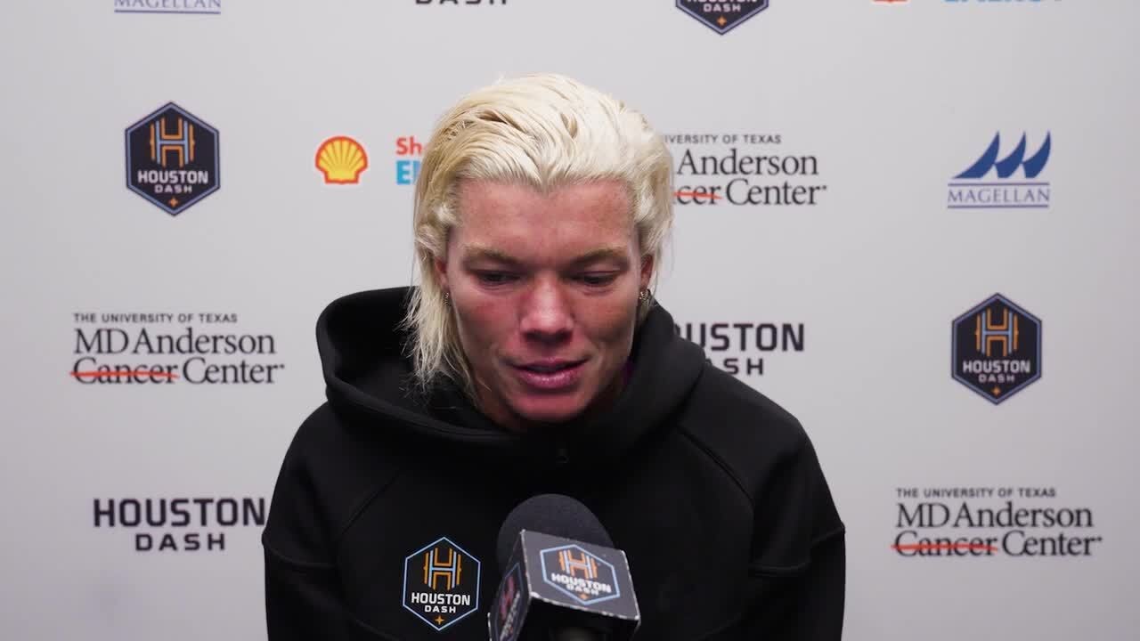 Jane Campbell | Postmatch Press Availability | #SDvHOU