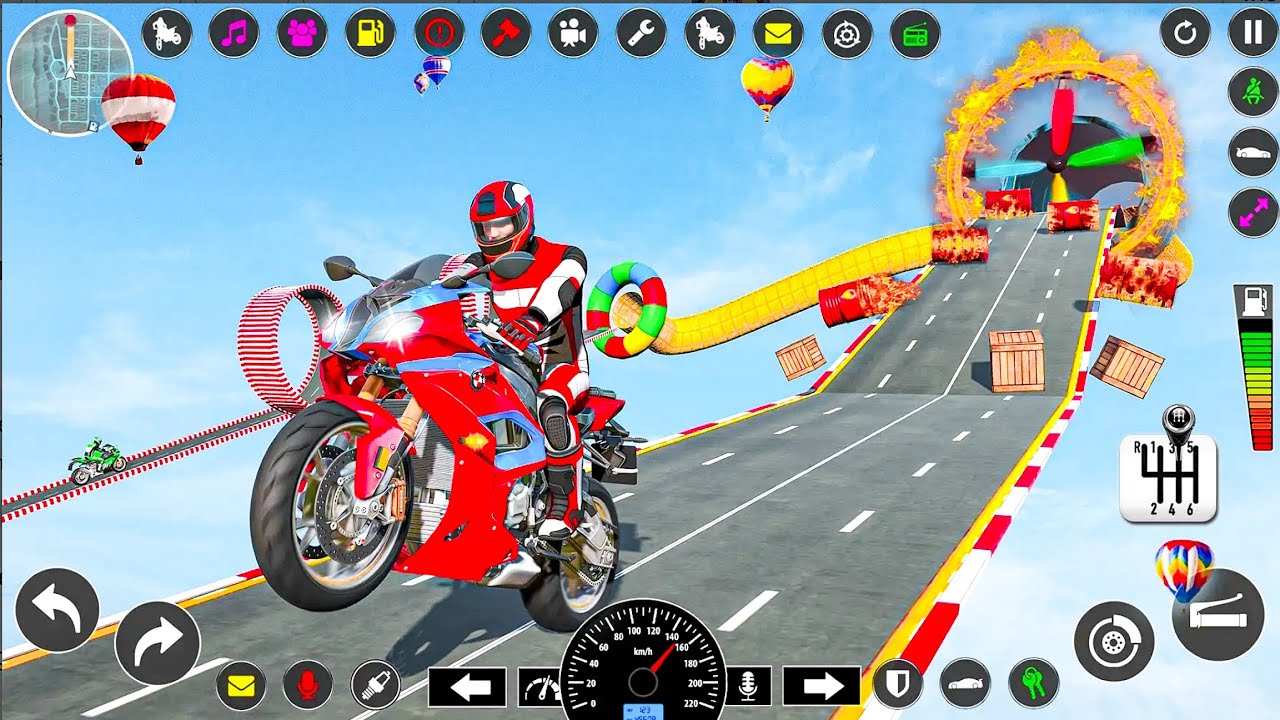 Bike Ramp Impossible Stunt Game - Bike Stunt Game - Android Gameplay 
