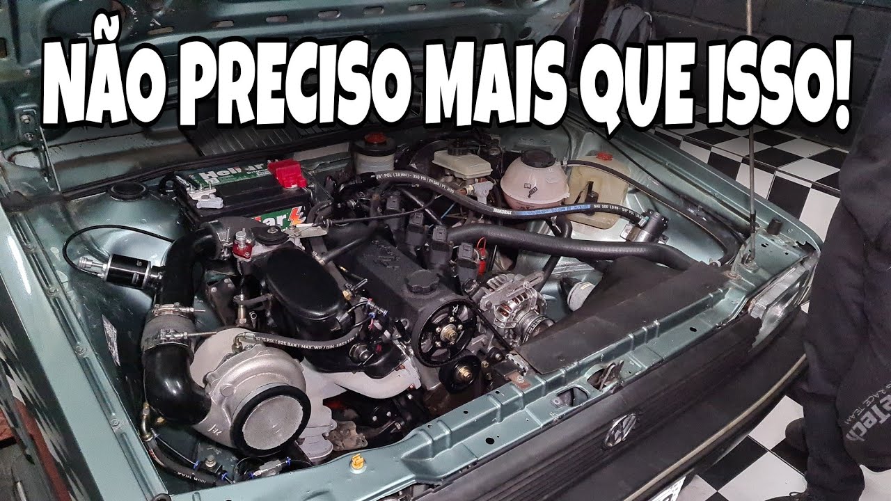SERÁ QUE O SANTANA TURBO FICOU BOM? RACETECH @escoladegaragem4449