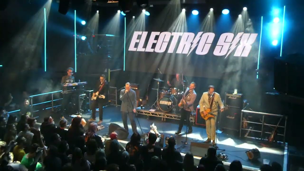 Electric Six live Turquoise Academy Dublin 27th November 25
