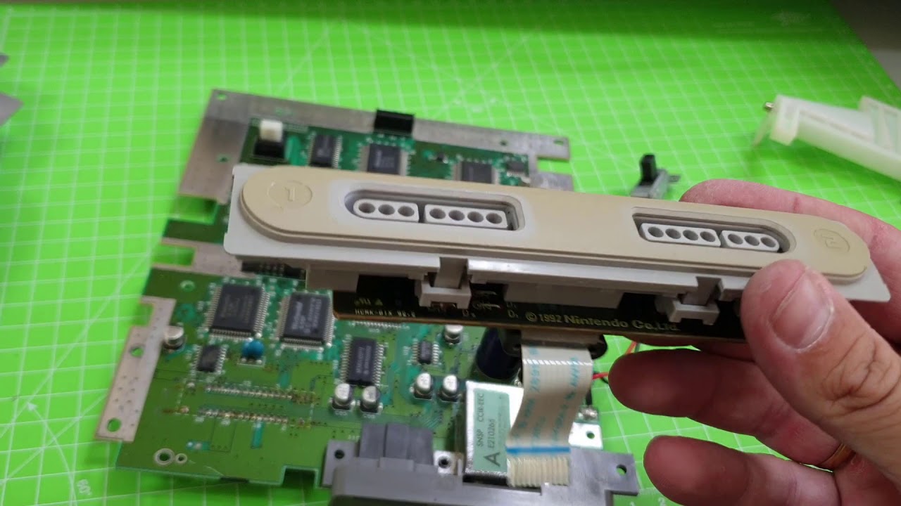 super nintendo limpieza y restauración