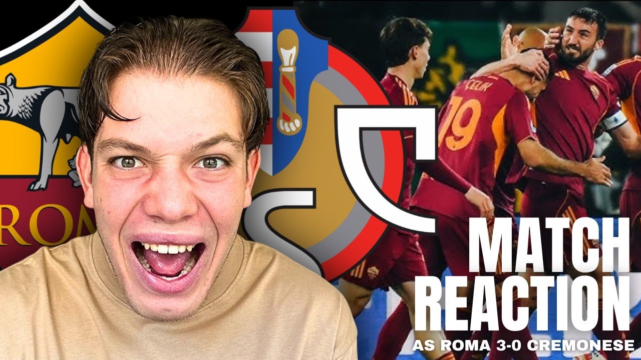 MASSIVE WEEKEND! Roma 3-0 Cremonese REACTION