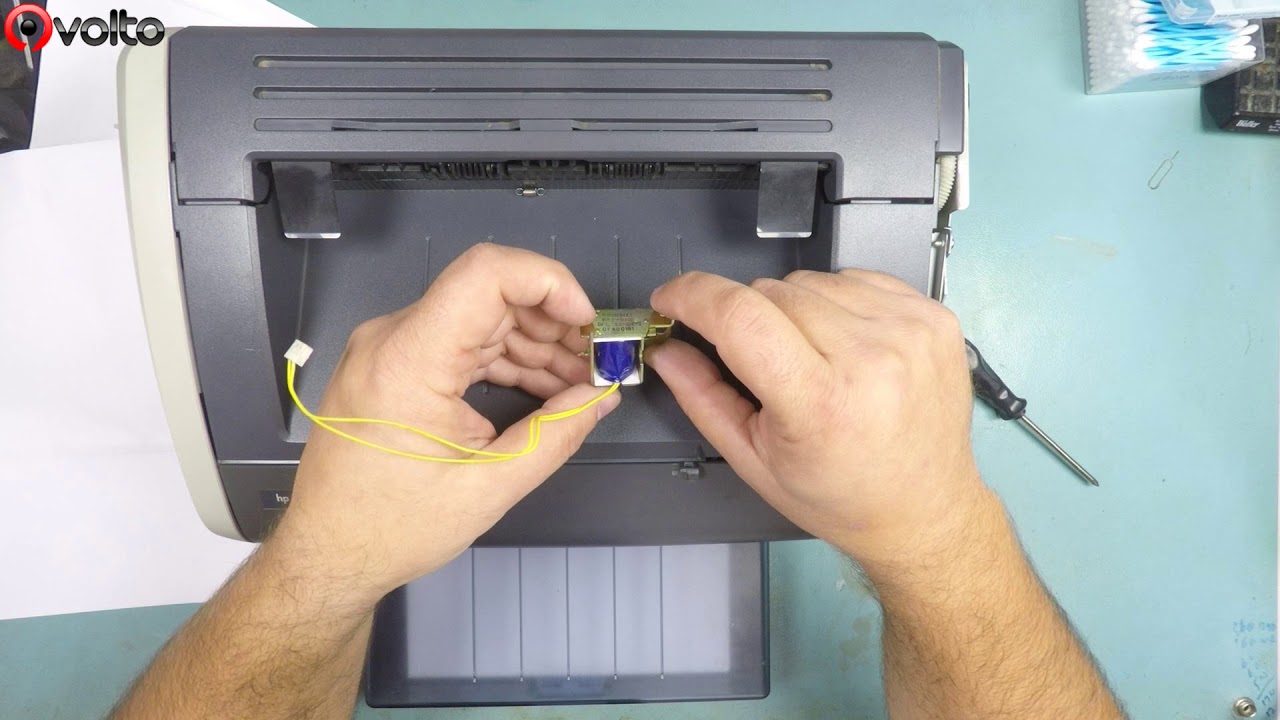The Printer takes two papers