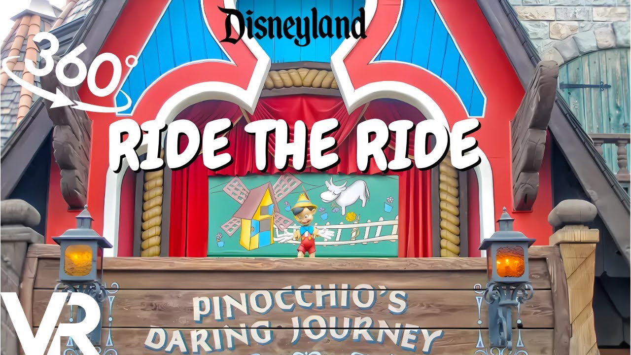 Pinocchio’s Daring Journey in 360° VR Full Disneyland Ride Experience