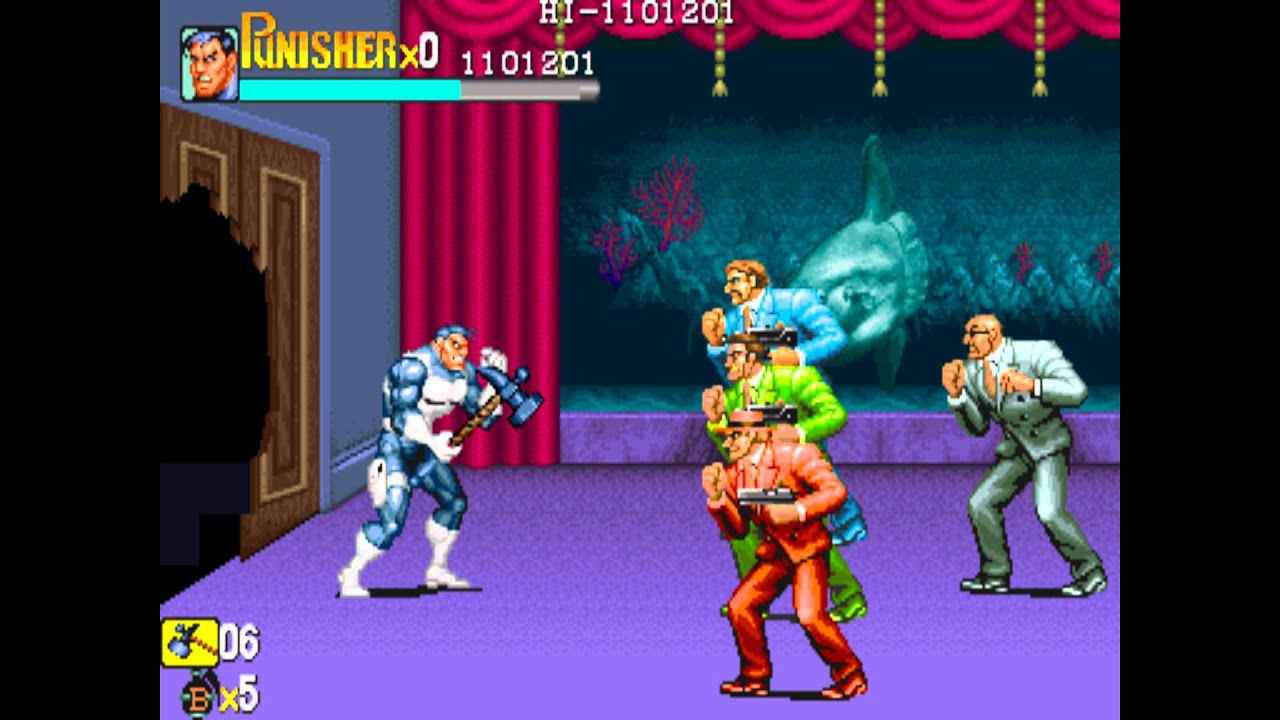 Punisher (MAME64) gameplay