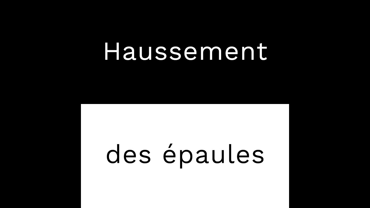 Options EVO Haussements des &eacute;paules