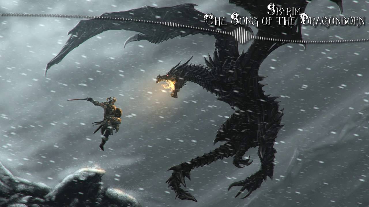 Skyrim - The Song of the Dragonborn - Nightcore
