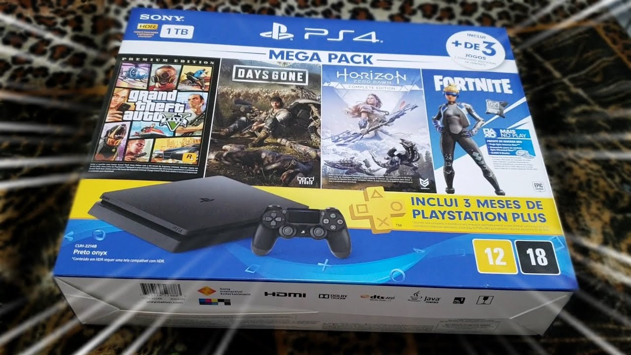 PS4 Slim Bundle hits 6 | UNBOXING e IMPRESSÕES