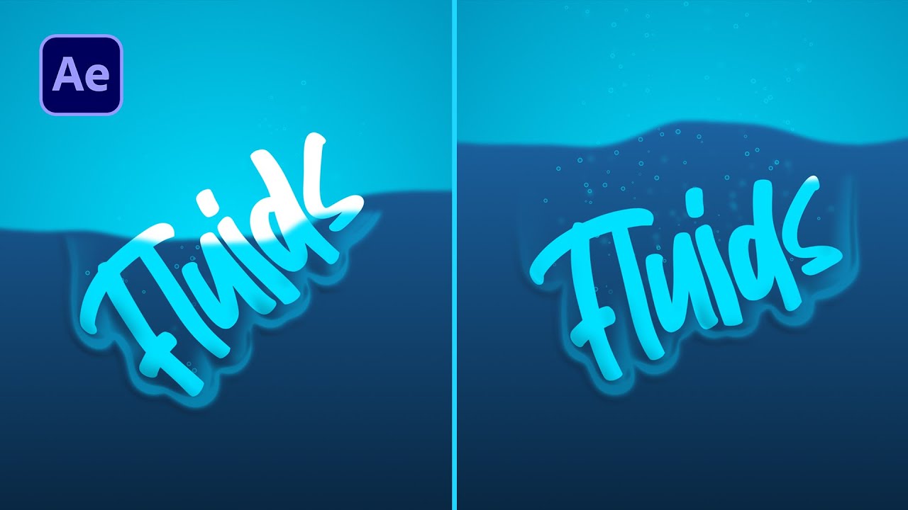 ⚡ADVANCED Liquid Logo Reveal in After Effects - After Effects Tutorial - No Plugins