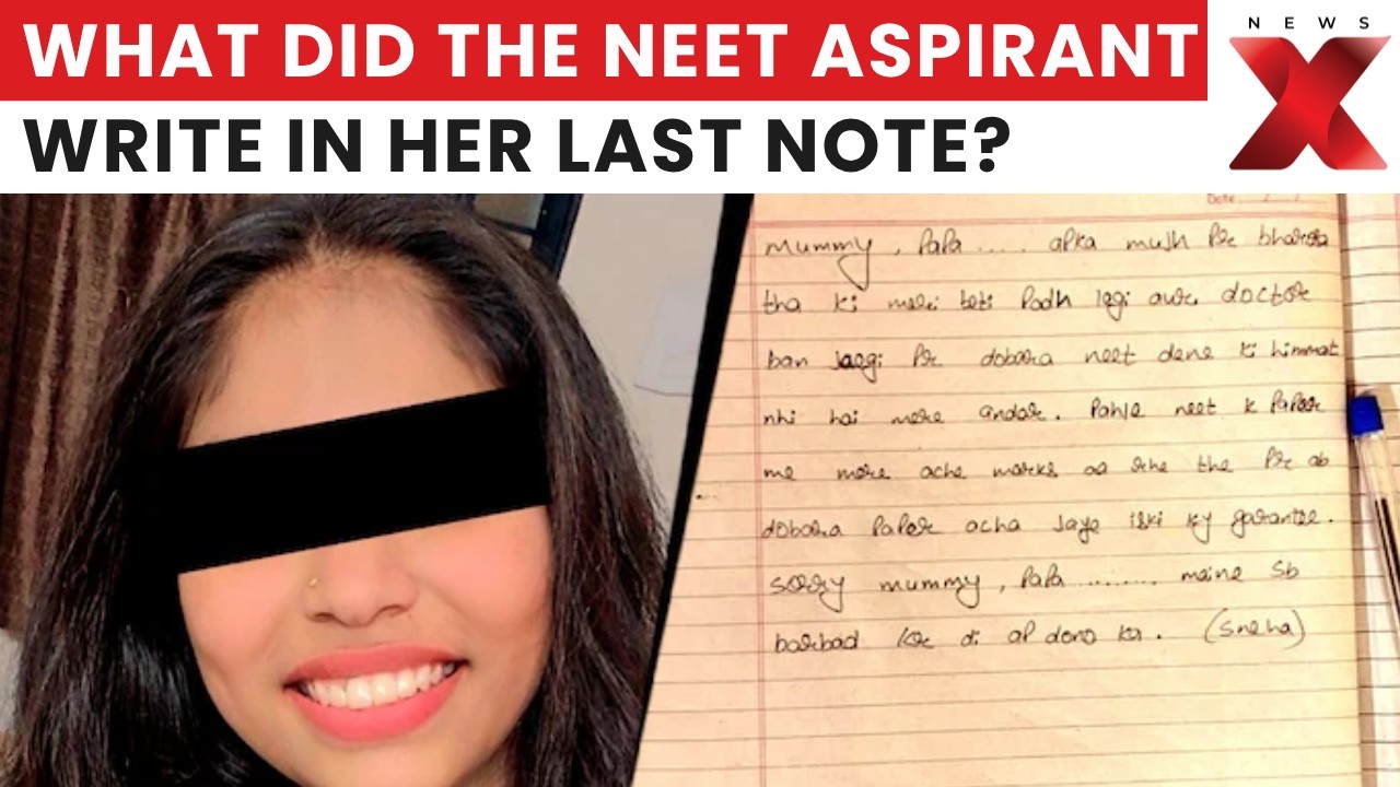 &lsquo;Sorry Mom Dad&rsquo;&mdash;NEET Aspirant's Last Message Sparks Massive Outrage | NEET CONTROVERSY