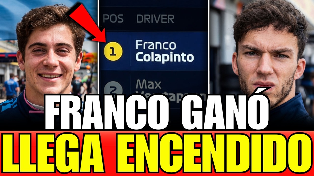 ¡SHOCK EN LA PARRILLA! FRANCO COLAPINTO LLEGÓ a GANAR la CARRERA Alpine trae MEJORAS INCREIBLES