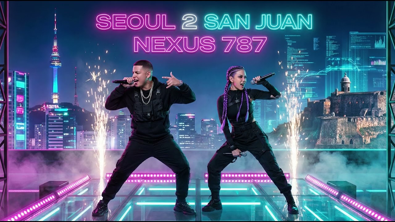 NEXUS 787 - SEOUL 2 SAN JUAN (Official Anthem) | K-Pop & Latin Fusion 🇵🇷🇰🇷🌐
