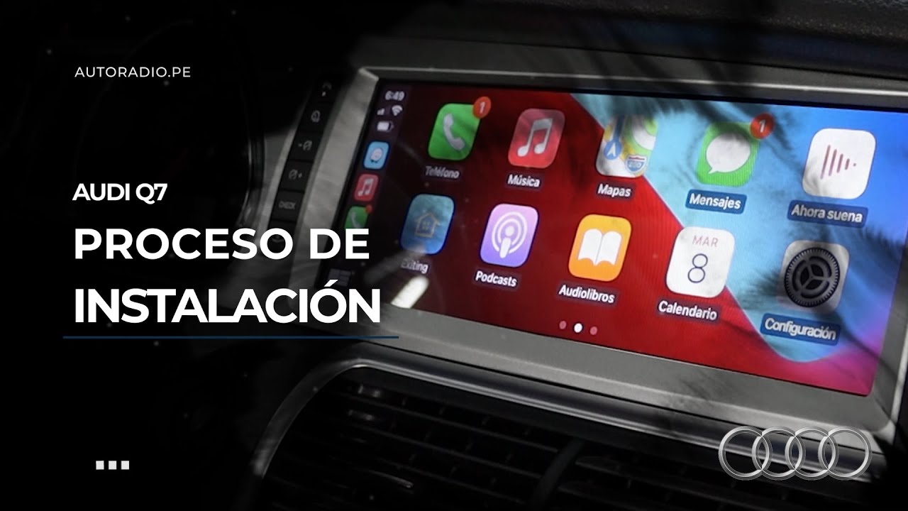 Audi Q7 - Instalación Completa de Autoradio Hoffmann