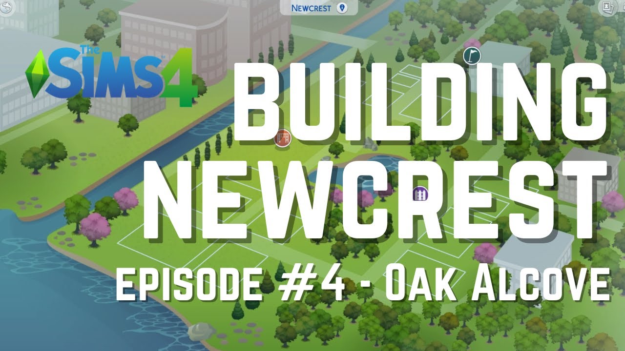 Building Newcrest: Episode #4 | The Sims 4 Speed Build | Base Game Only | Chatting