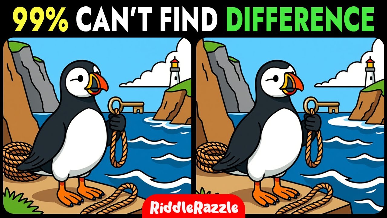 Spot 3 Differences! / 5 Picture Puzzles That Will Test Your Observation Skills