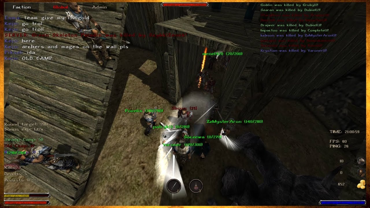 Gothic 2 Online - Kyrmir TDM - Old Camp vs New Camp