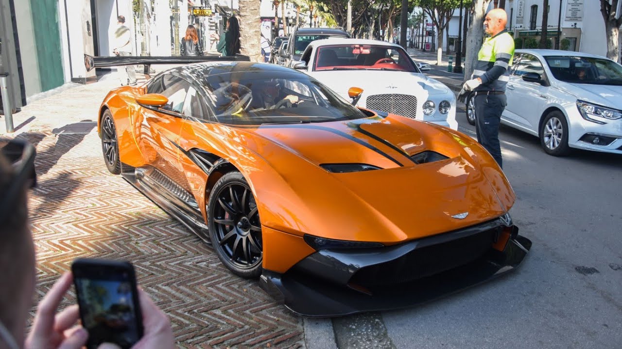 Arrival of AstonMartin VULCAN!! + Koenigsegg Regera /One77 / X2 Vanquish Zagato in Puerto Banus 2021