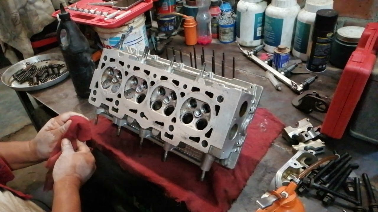Armado de culata y ajuste torque Chery S22L