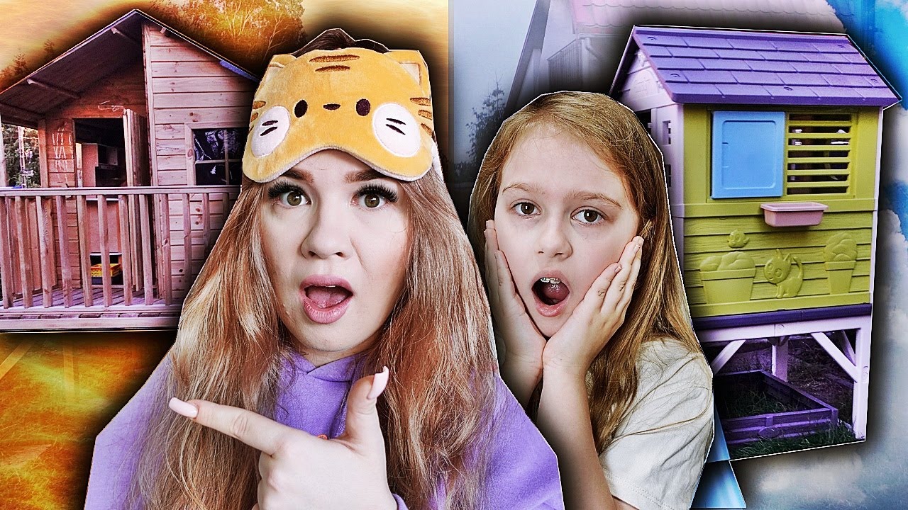 NIE WYBIERZ ZŁEGO DOMKU OGRODOWEGO 😱 MAMA VS CÓRKA 💜 CHALLENGE