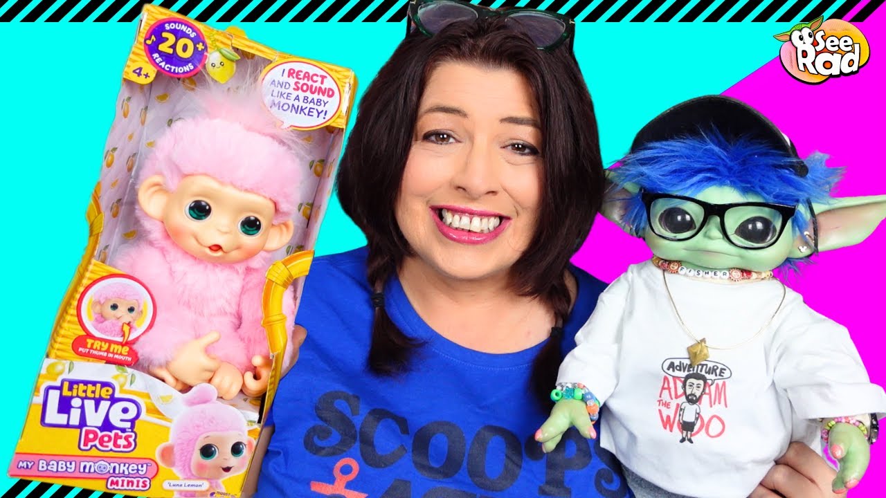 Little Live Pets My Baby Monkey Minis - Luna Lemon Demo
