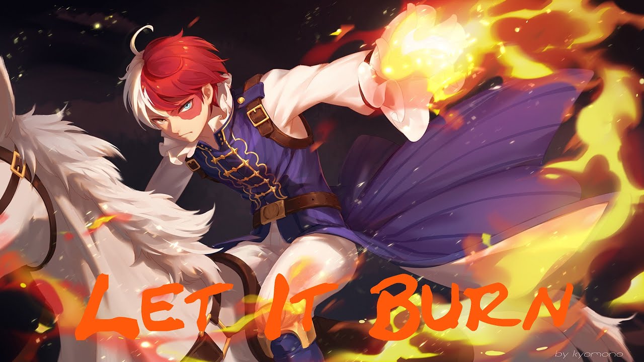 Nightcore - Let It Burn (Lyrics)