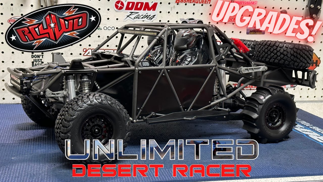 Модернизации Traxxas UDR (шестигранники RC4WD, сервопривод Reefs, XT90)