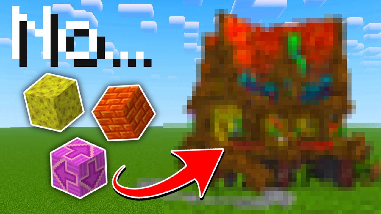 Can I Build A House With The Worst Blocks In Minecraft?
