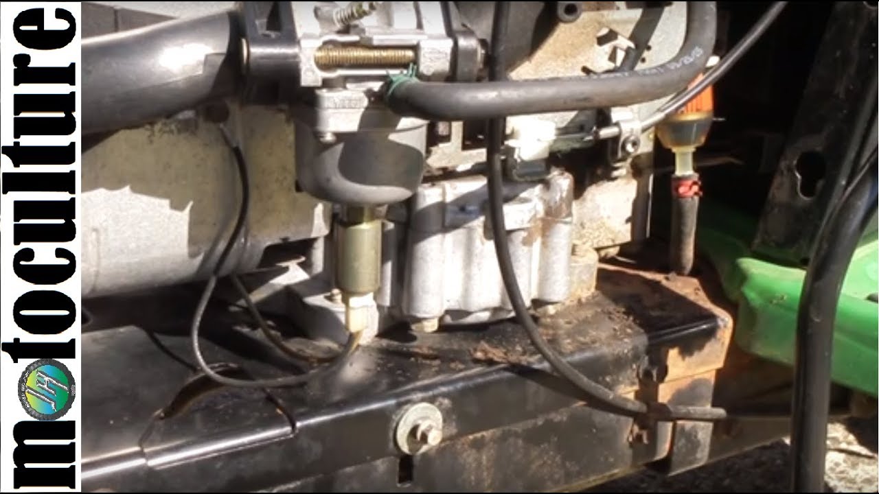 Tester l’électrovanne du carburateur de votre tracteur tondeuse