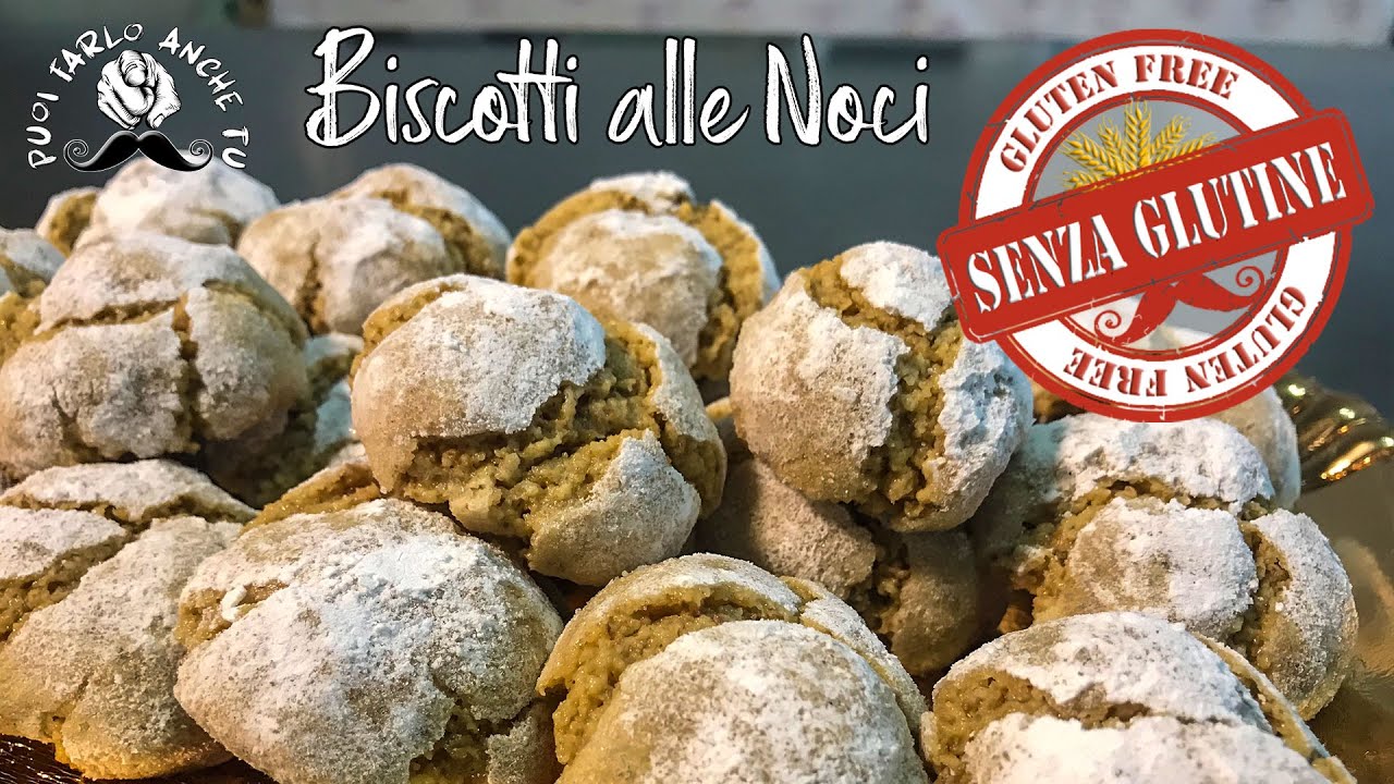 PUOI FARLO ANCHE TU - Biscotti alle noci SENZA GLUTINE!