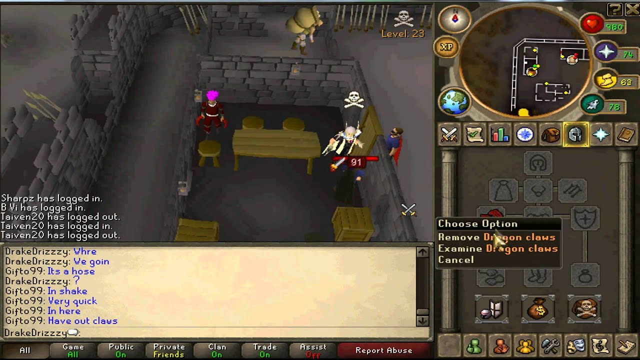Runescape I Do Kushh Anti Luring on his main since i got reseted...