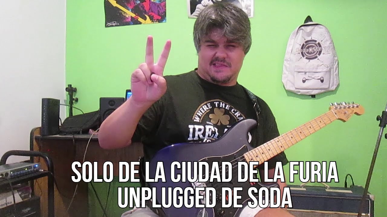Solo de La Ciudad de la Furia Unplugged de Soda
