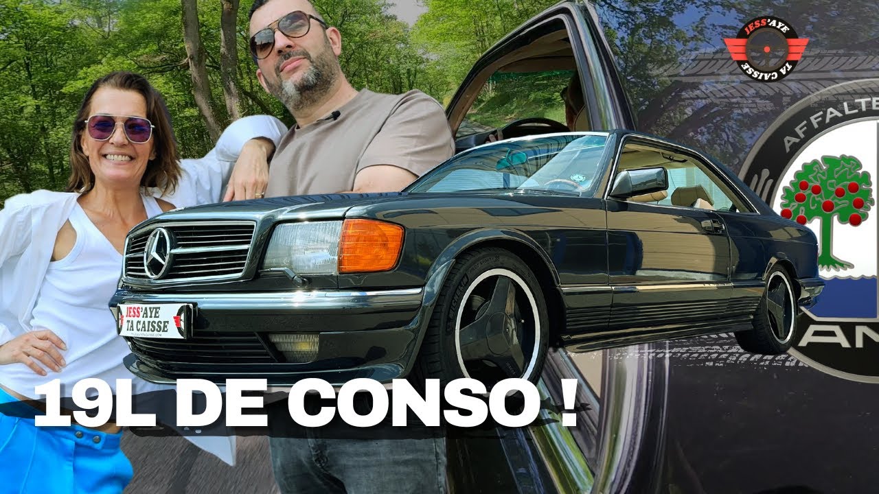 MERCEDES 500 SEC, LA + BADASS DES MERCO DES ANNÉES 80  😈( Hybride TGV-Parasol )