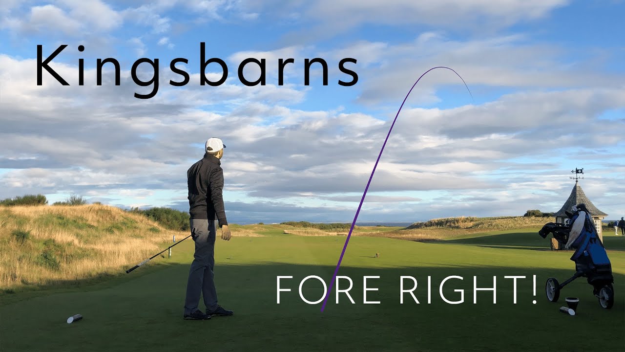 Kingsbarns Golf Course in the sunshine - one of the best courses in the world!