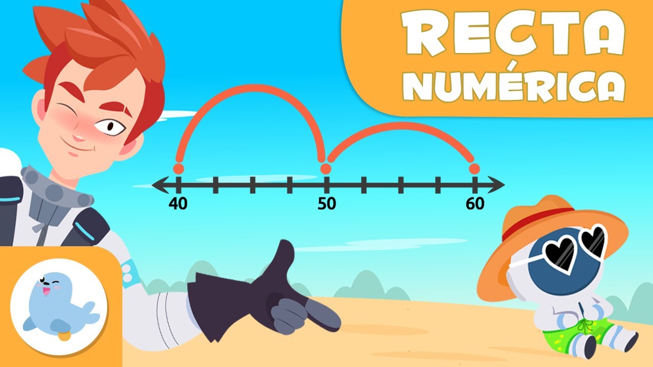 APRENDE a RESTAR utilizando la RECTA NUMÉRICA 🚀 Método DIVERTIDO para niños 🤩