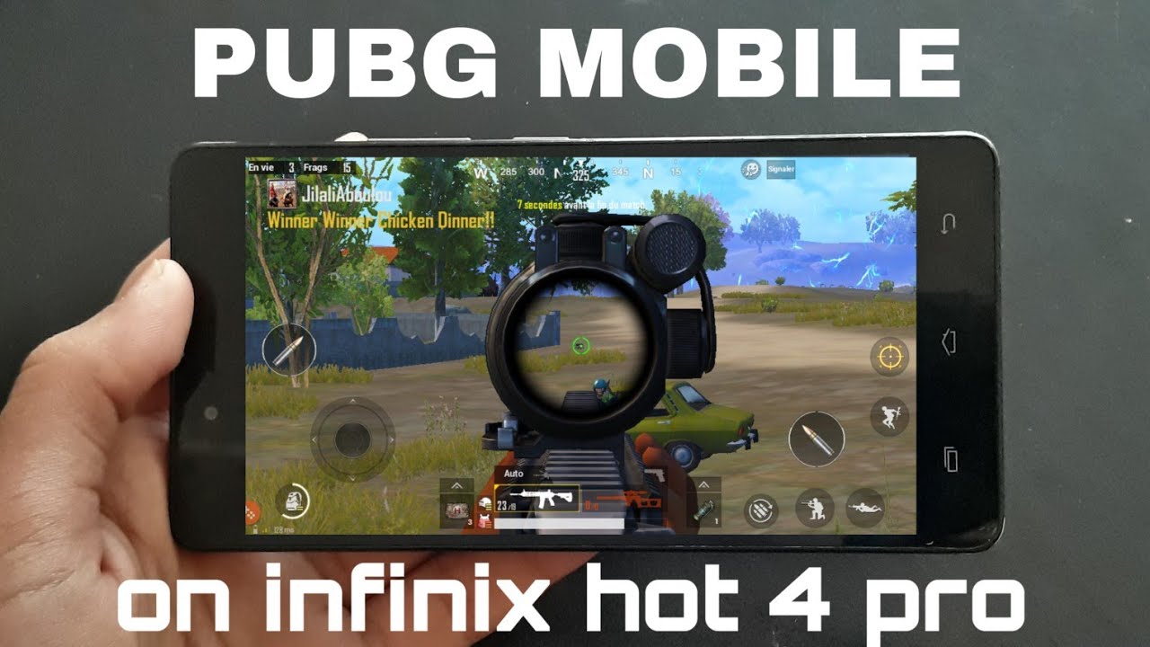 TEST GAME PUBG MOBILE ON INFINIX HOT 4 PRO