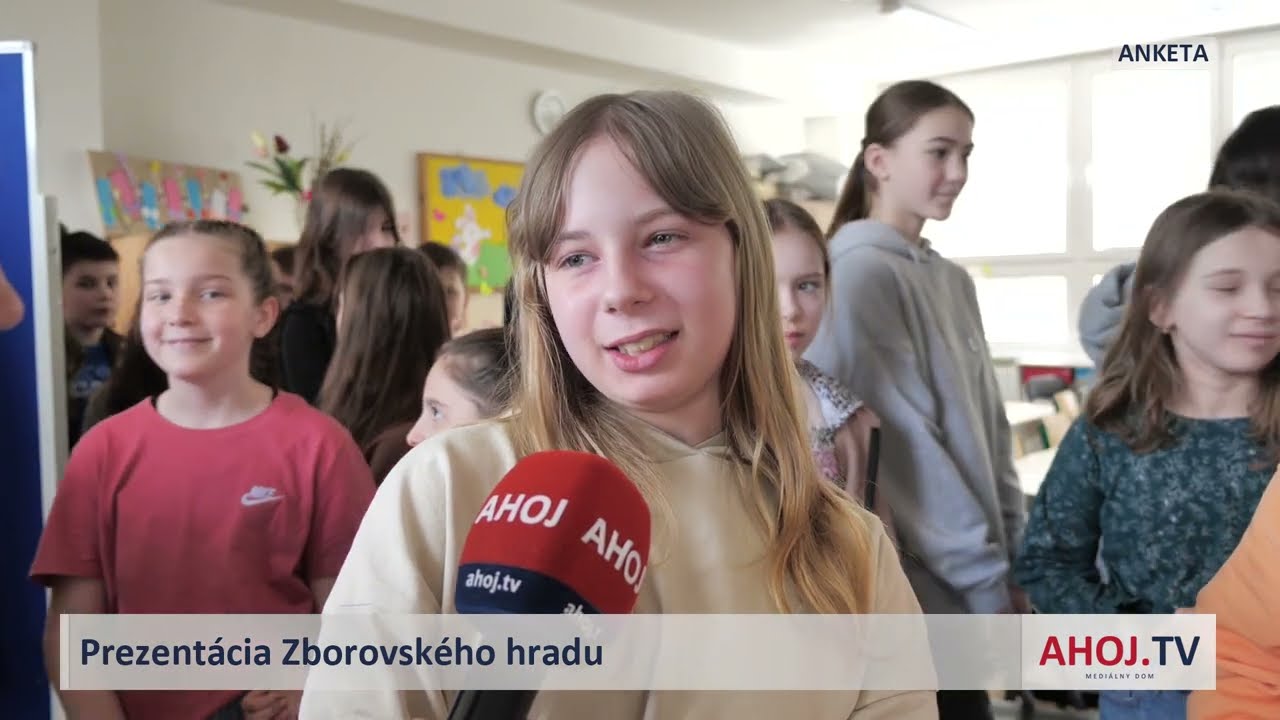 Na ZŠ Wolkerova prezentovali zaujímavosti o Zborovskom hrade