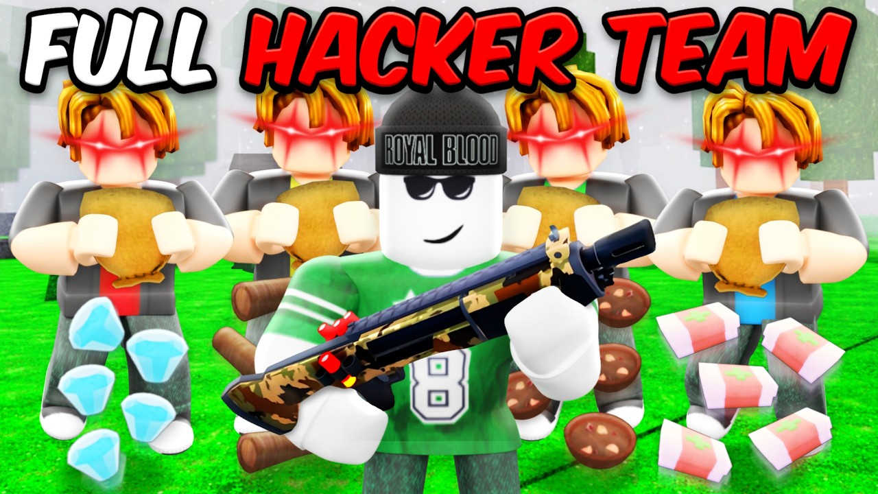 CRAZIEST HACKER Team Speedruns WORLD RECORD With Me In 99 Nights In The Forest!
