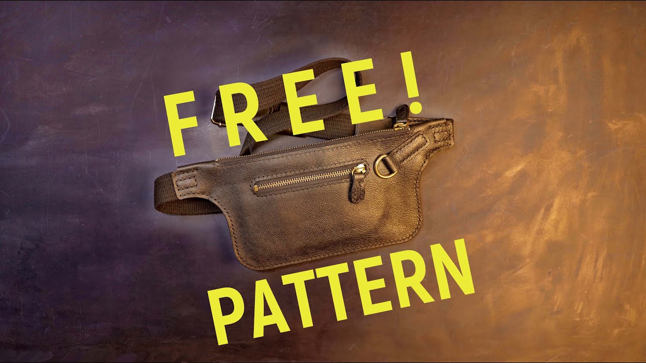Free pdf pattern .Fanny Pack, Belt Bag