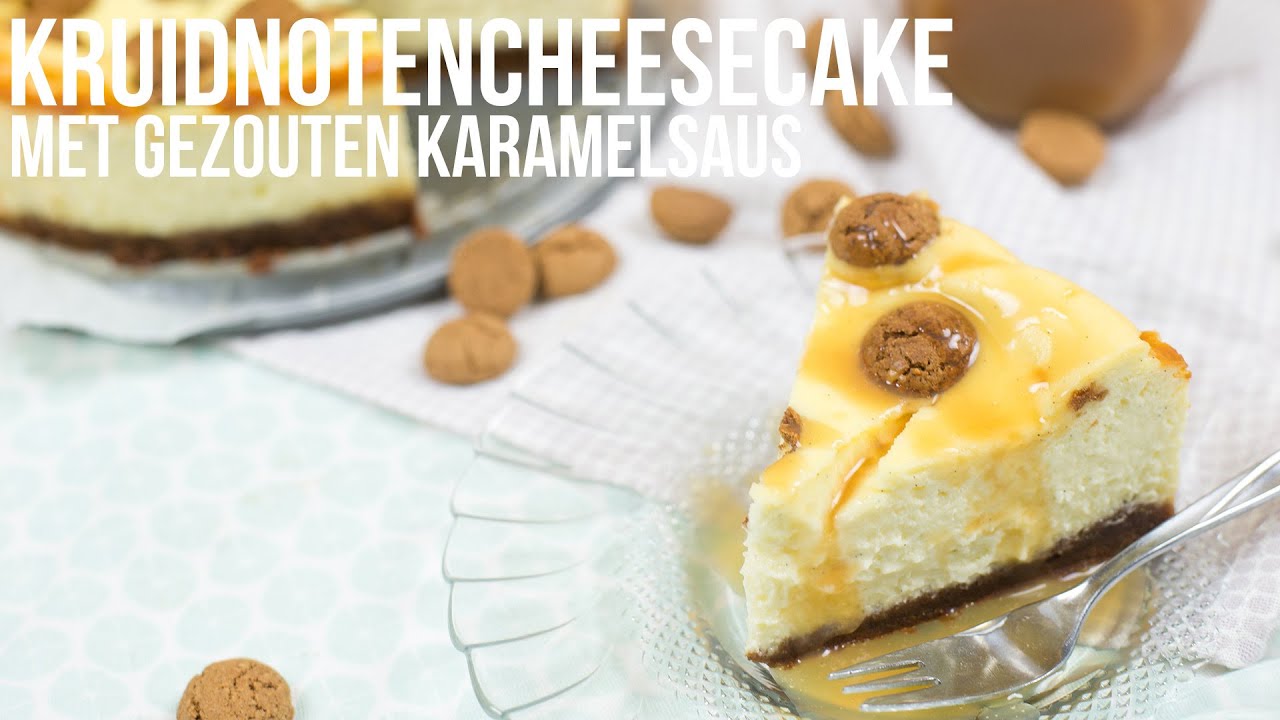 RECEPT: Kruidnotencheesecake met gezouten karamelsaus - OhMyFoodness