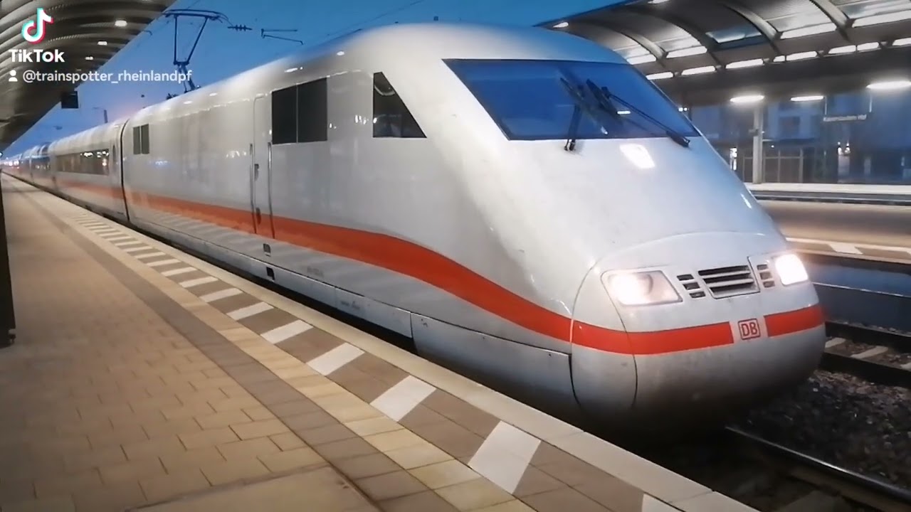 ICE1 Abfahrt in Kaiserslautern Hbf nach Berlin Gesundbrunnen