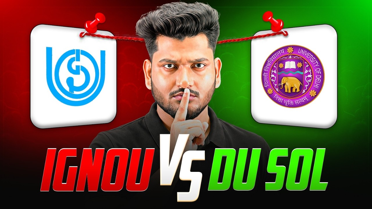DU SOL vs IGNOU 🔥 Syllabus, Fee, Exam Pattern & Degree Value