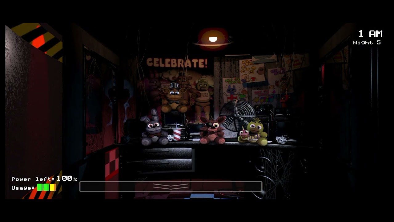 Fnaf 1 pasando 5 noches