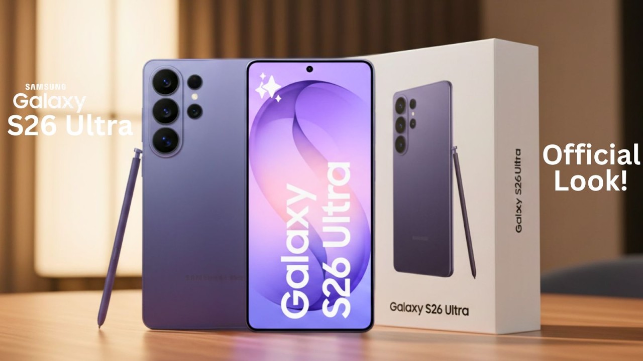 Samsung Galaxy S26 Ultra - Looks Amazing in New Renders!