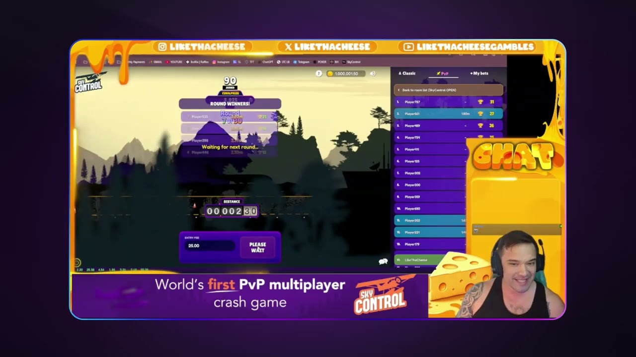 Streamers vs Community. 150 pilots. One leaderboard.