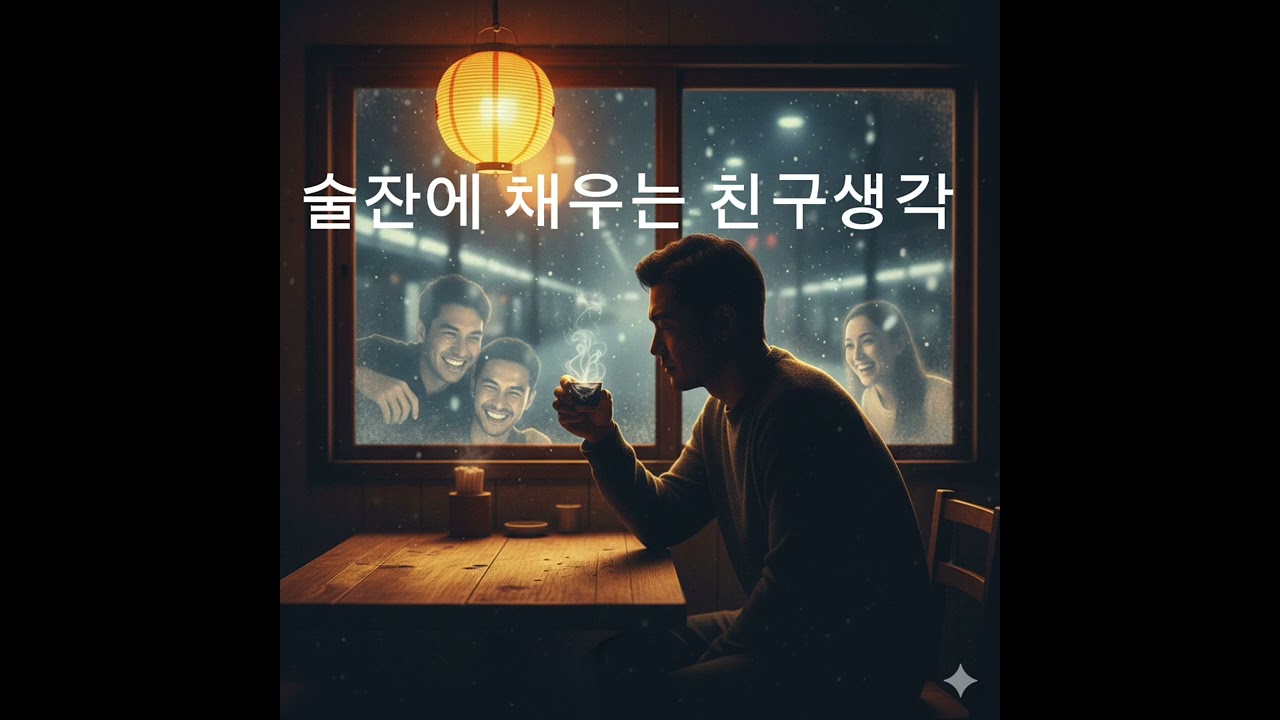 술잔에 채우는 친구생각#발라드 #창작곡 