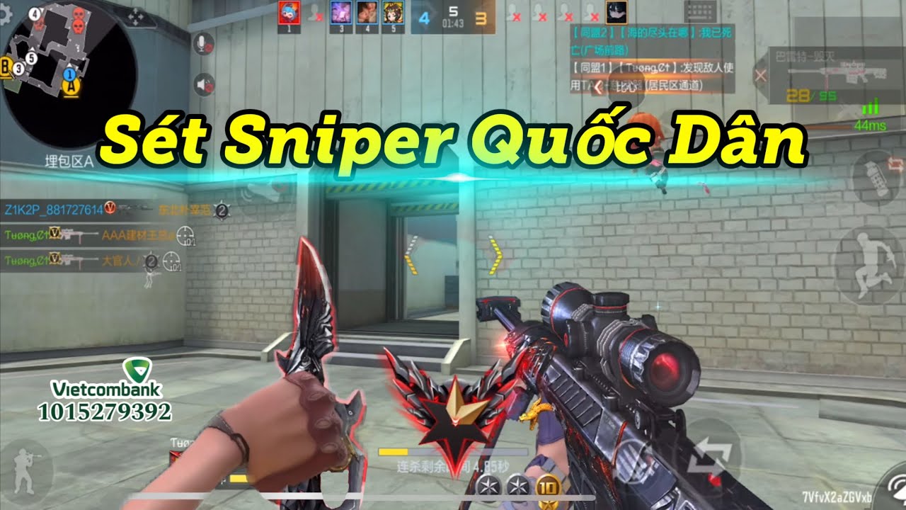 CF Mobile | Sét Sniper Quốc Dân Huyền Thoại 3z Born Beast Lừng Lẫy Một Thời ! | Tường CT