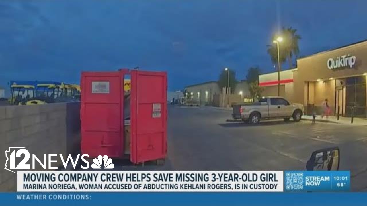 Moving crew helps save missing 3-year-old in Phoenix