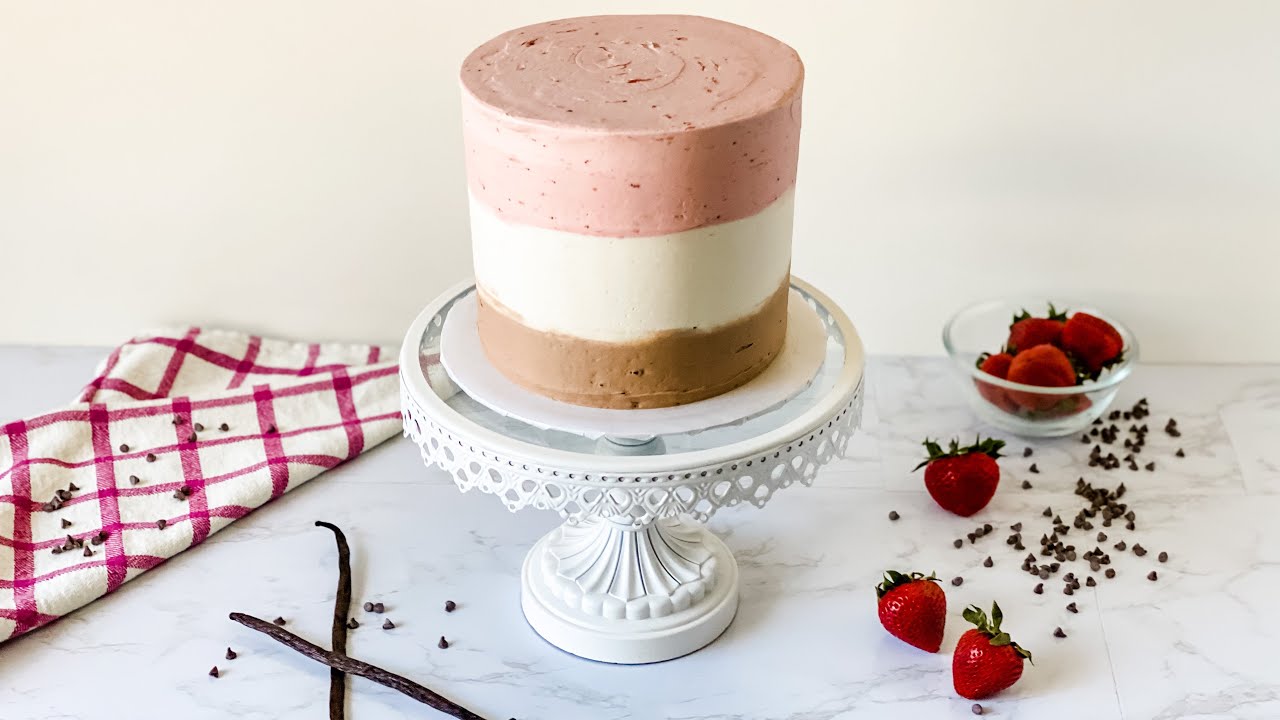 Neapolitan Cake Decorating Tutorial
