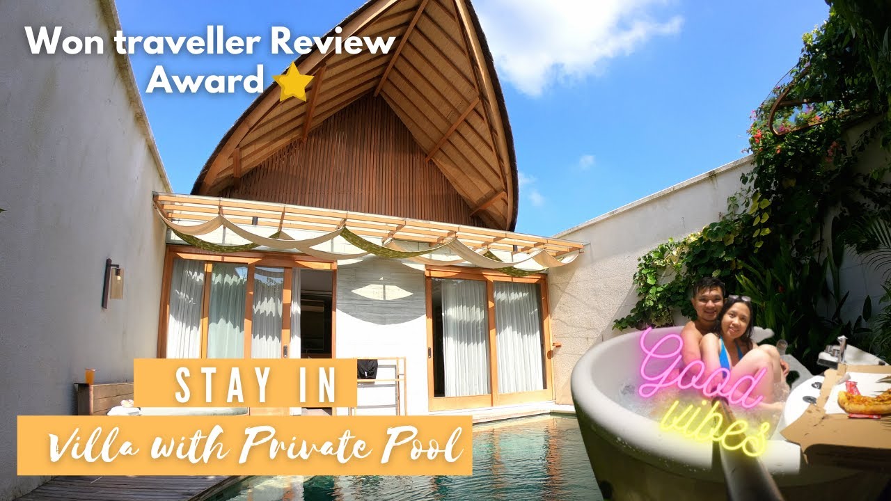 WE STAYED IN SEMINYAK MOST ROMANTIC SINI VIE VILLA WITH PRIVATE POOL & JACUZZI!